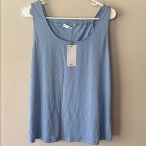Mango light blue tank top